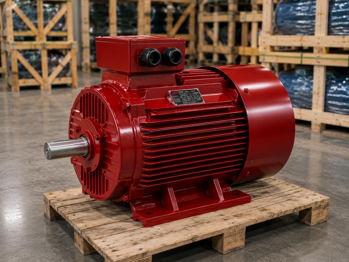 11 and 15 kW mid-power cast iron IE3 electric motor for conveyor and pump applications