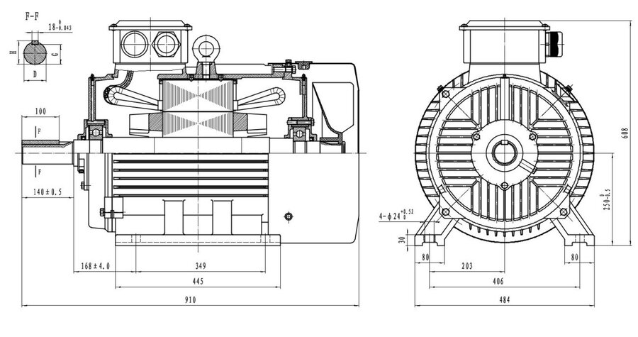 HEM Motor Teknik Çizimler 2D