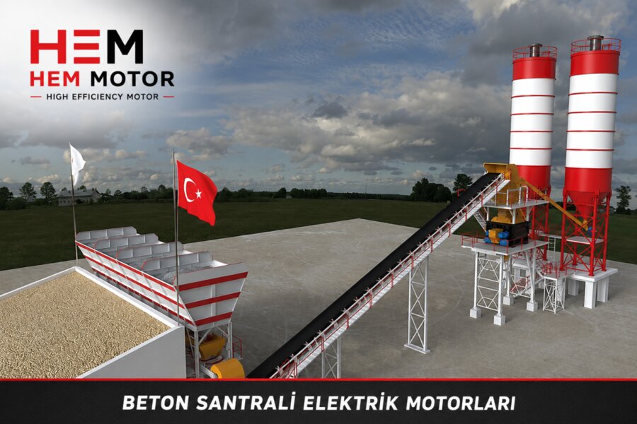 Beton Santrali Elektrik Motorları