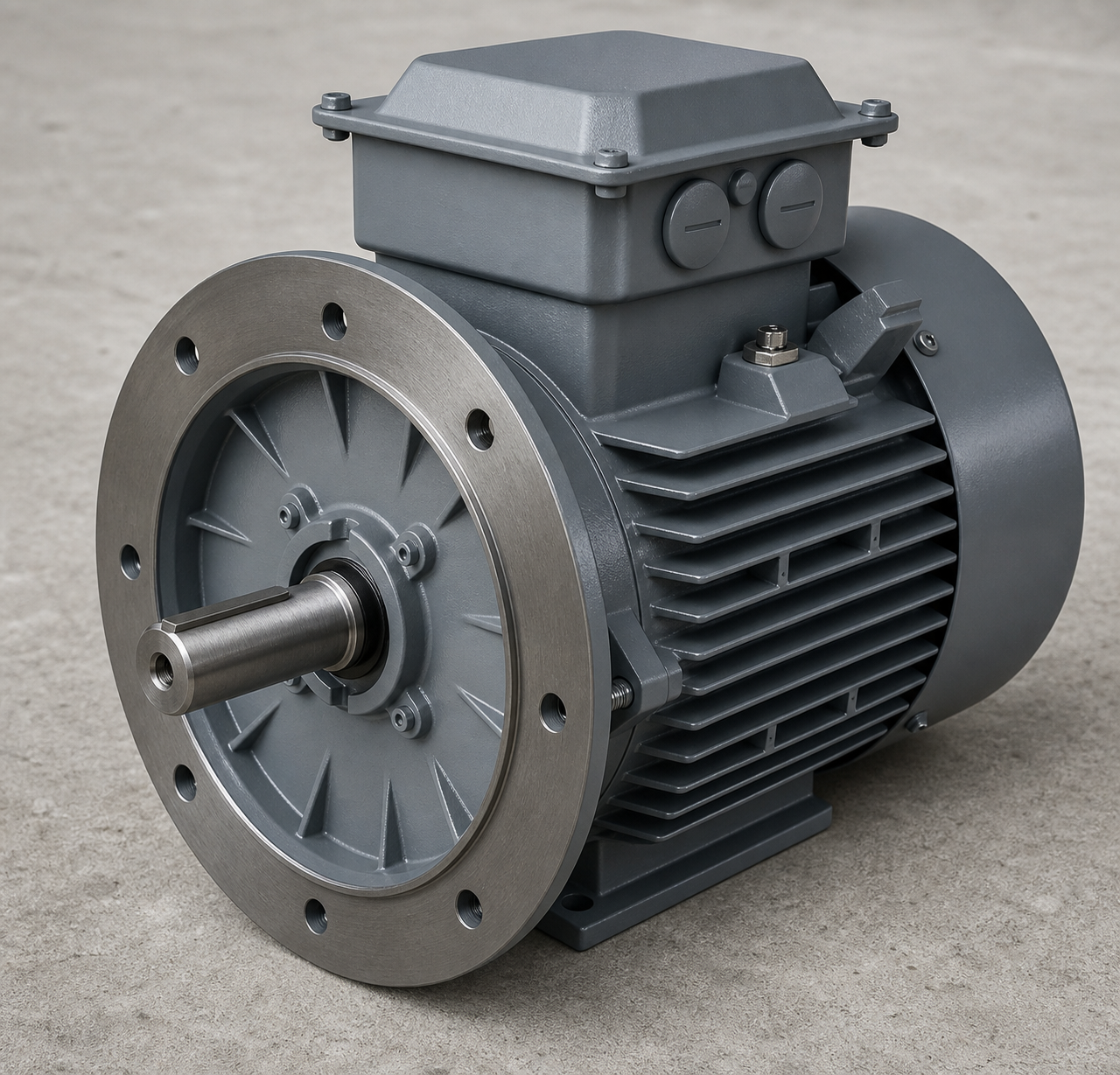 B5 Flanşlı Elektrik Motorları - B5 Montajlı Elektrik Motorları