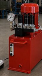 Electric motors for hydraulic pumps
