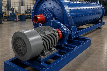 Bilyalı Değirmen (Ball Mill) Çevre Dişli (Girth Gear) Tahrik Motoru Seçimi: Yüksek Tork, Yol Verme ve Sürekli Çalışmada Doğru Güç