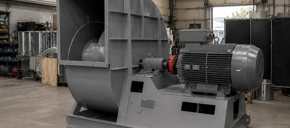 Fan ve Aspiratör Motorunda Konsol (Overhung) Çark Yükü: Mil Eğilmesi, Yataklama ve Doğru Seçim