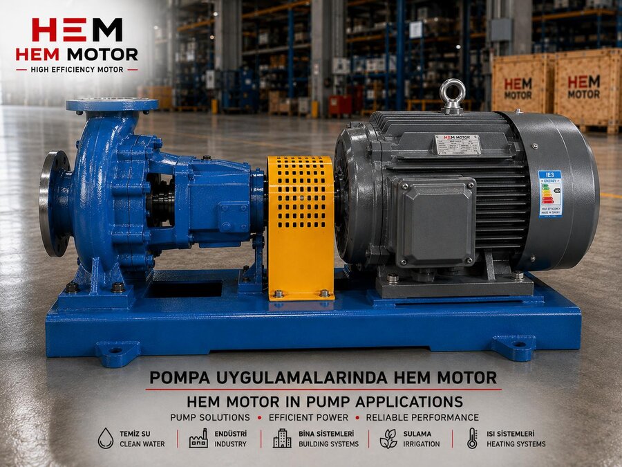 HVAC Closed-Loop Circulation (In-Line) Pump Motor Selection: Flow, Head and Correct Power for Continuous Duty