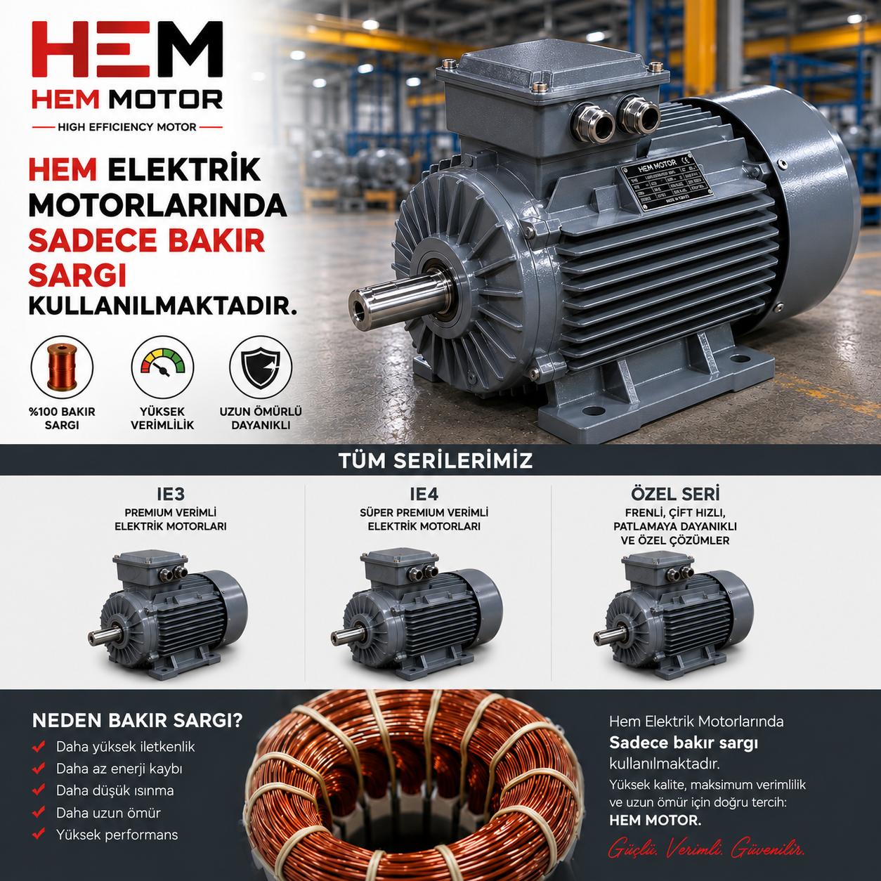 IE3 motor izolasyon sınıfı F ve H sargı sıcaklık limitleri