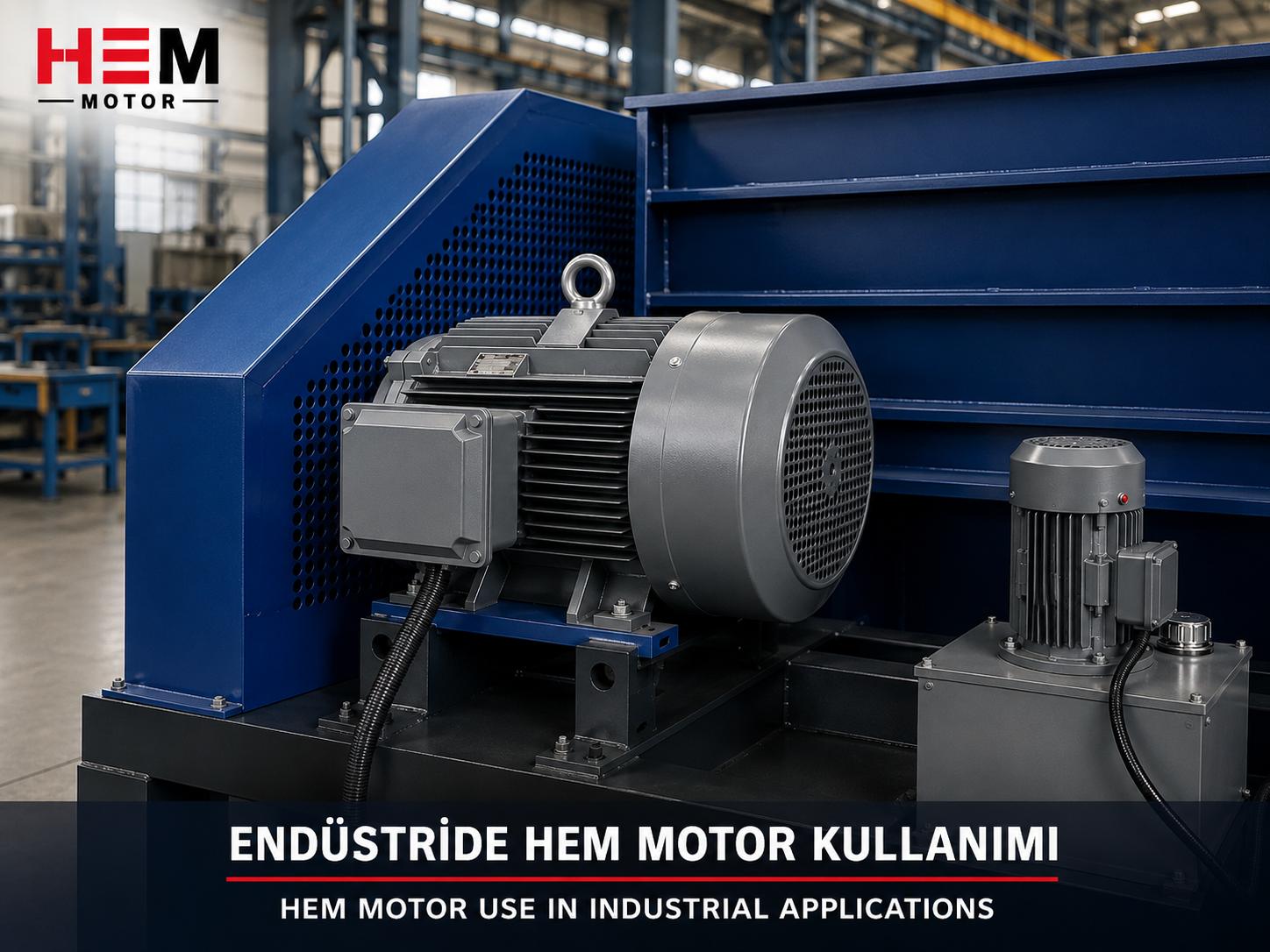 Electric motor and drawing and extrusion line in a cable and conductor production plant