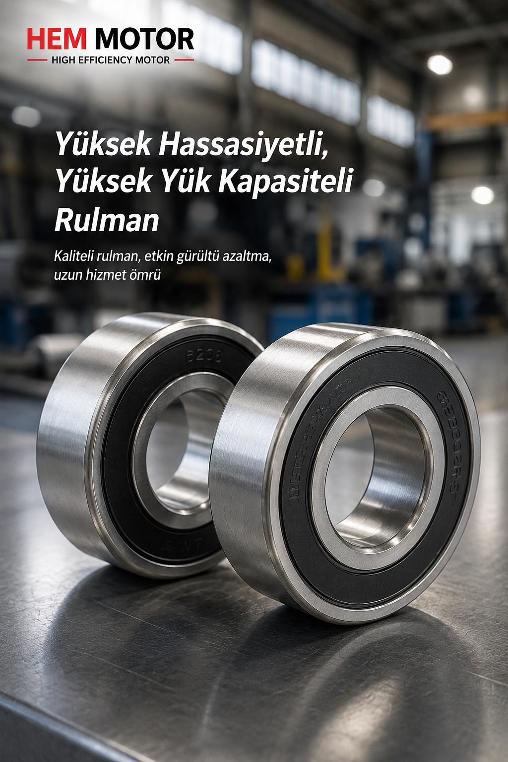 Konkasör motorunda toz sızdırmazlığı ve yağlama