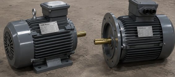 Pik Döküm Motorda Çift Çıkışlı Mil ve Arka Mil Ucu: Vantilatör, Pompa ve Çift Yönlü Tahrikte Sipariş