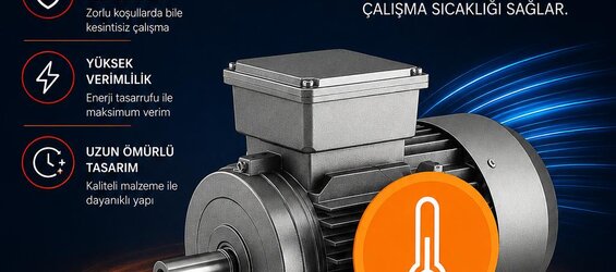 Yüksek Ortam Sıcaklığında Pik Döküm Motor: 40 Derece Üstü Güç Düşümü (Derating) ve Doğru Seçim