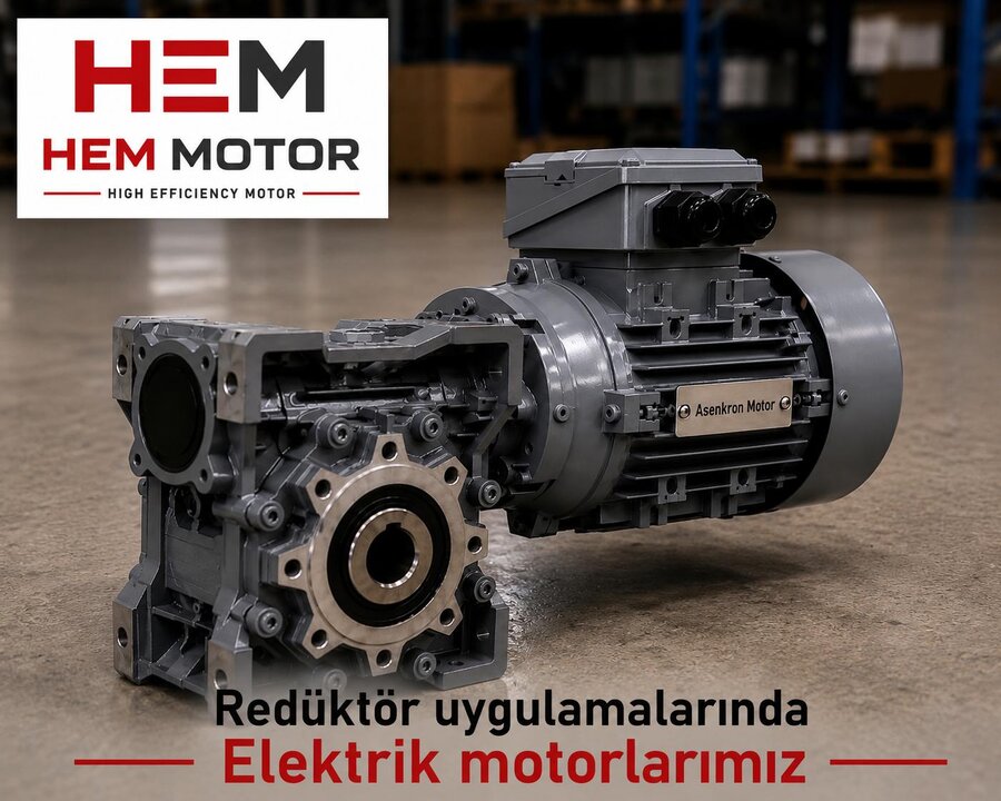 Redüktör İçin Elektrik Motorları