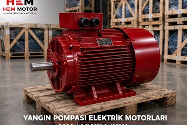 Yangın Pompası ve Hidrofor Elektrik Motoru Satın Al